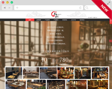 東升樸木(mù)傢(jia)具(ju)網站建(jian)設(shè)案例